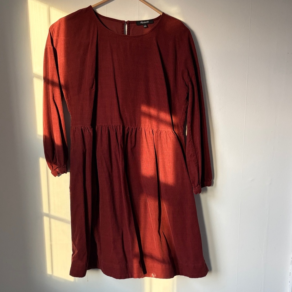 Madewell Rust Red Midi Dress